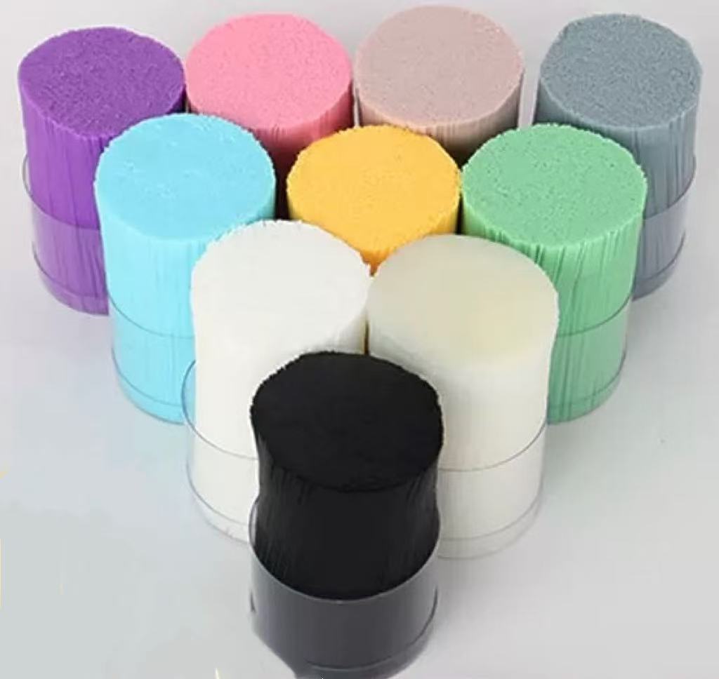 Nylon bristle for musical strings